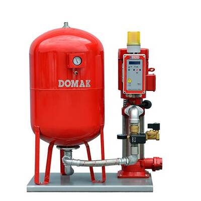 Domak 1208-6 3hp 380 Volt 150LT Tanklı Tek Pompalı Panolu Paket Hidrofor - 1