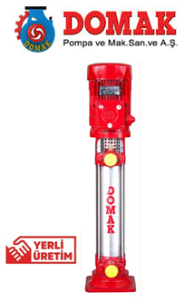 Domak 205-6 1.5hp 380 Volt Dik Milli Kademeli Pompa - 1