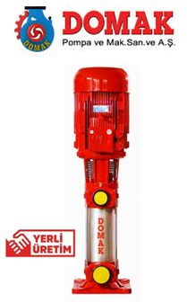 Domak 212-10 7.5hp 380 Volt Dik Milli Kademeli Pompa - 1