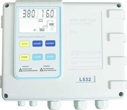 EPC 0,75 - 4 kW Çift Pompalı Trifaze Dalgıç Pompa Koruma ve Kontrol Panosu - Dijital Ekran,Türkçe Menü - Epc