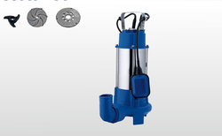 Winpo V 1100 D (F) Flatörlü Bıçaklı Foseptik Drenaj Dalgıç Pompa 10mss 21m3/h Monofaze(220V) - 1